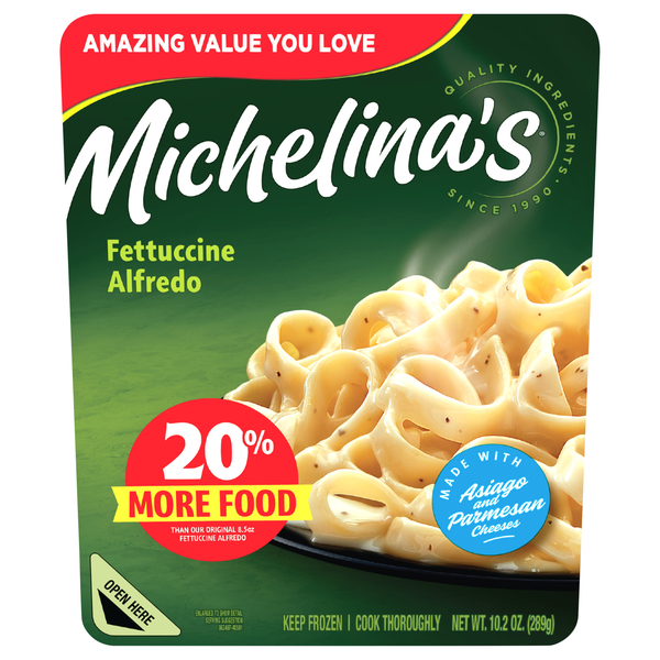 Michelina's Fettuccine Alfredo Frozen Meal