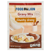 Food Lion Country Gravy Mix Packet