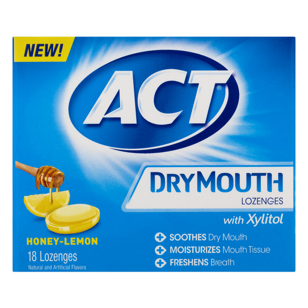 Save on ACT Dry Mouth Lozenges HoneyLemon Order Online Delivery Stop