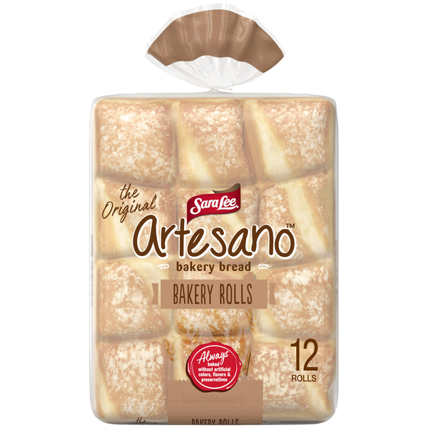 Sara Lee Artesano Bakery Dinner Rolls - 12 ct
