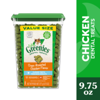 Feline GREENIES Oven Roasted Chicken Flavor Dental Cat Treats