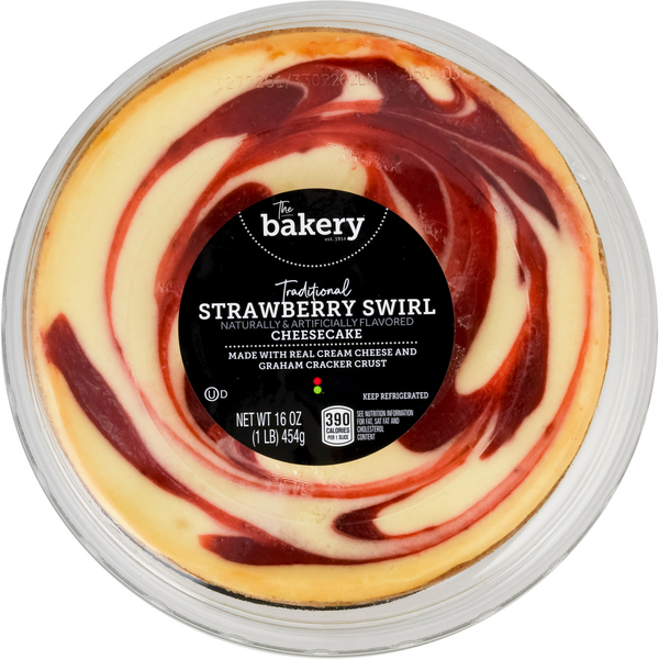 Stop & Shop The Bakery Traditional Strawberry Swirl Cheesecake