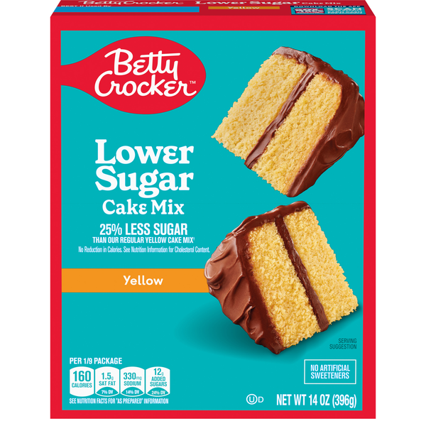 Betty Crocker Lower Sugar Yellow Cake Mix