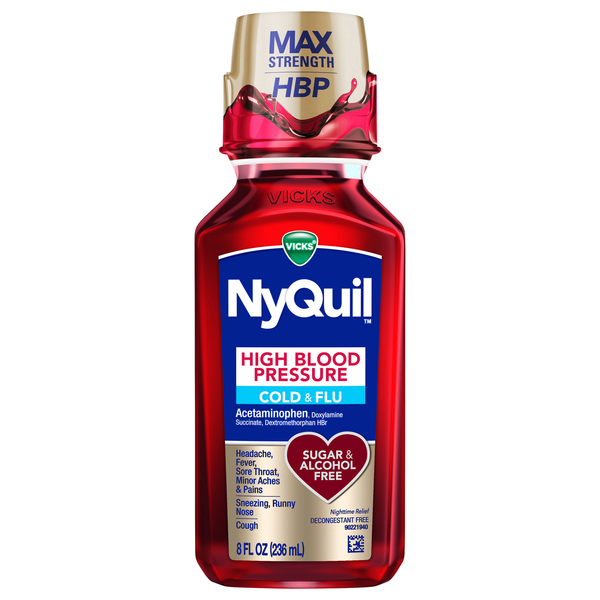 Vicks NyQuil High Blood Pressure Cold & Flu Pain Relief