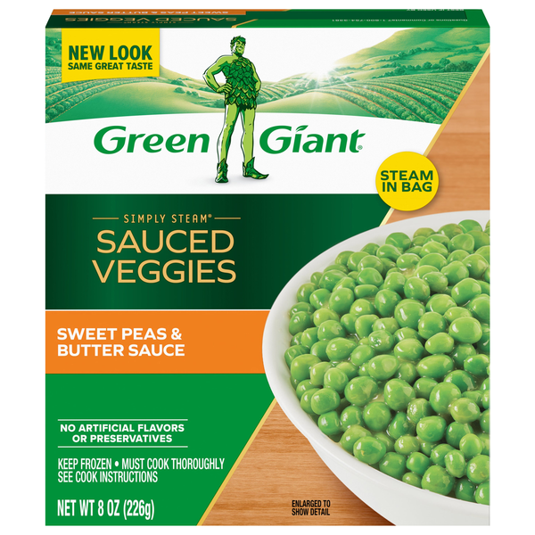 Green Giant Simply Steam Lightly Sauced Sweet Peas & Butter Frozen
