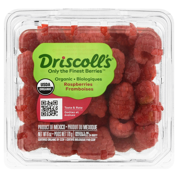 Driscoll's Organic Red Raspberries