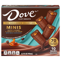 DOVE Minis Salted Caramel & Chocolate w/Milk Chocolate Ice Cream Bars-10ct