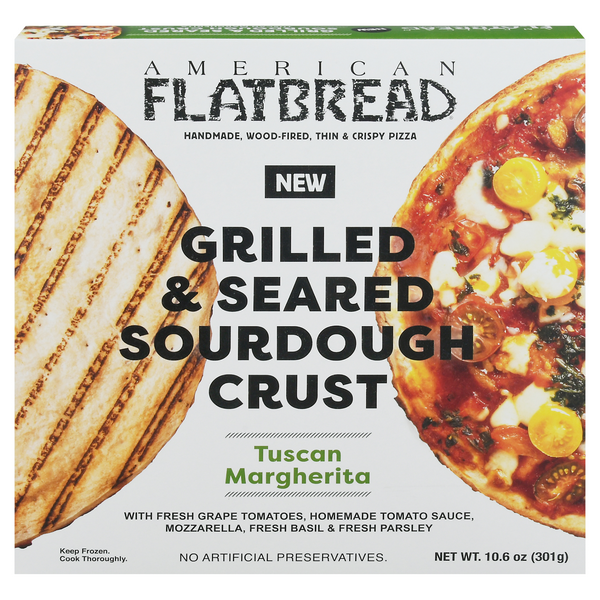 Save on American Flatbread Pizza Tuscan Margherita Sourdough Crust