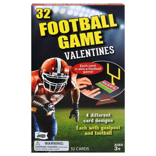 Mello Smello Football Game Valentine Cards