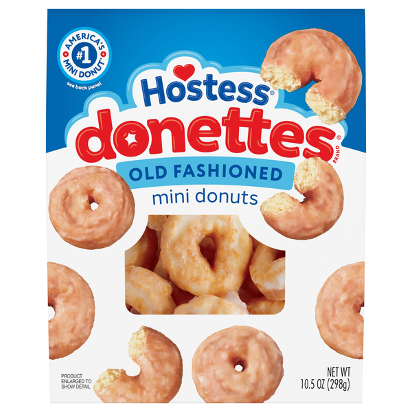 Hostess Donettes Mini Old Fashioned Donuts