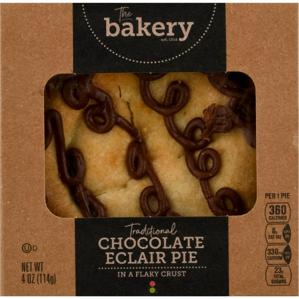 Stop & Shop The Bakery Traditional Chocolate Eclair Pie 4 Inch