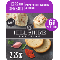 Hillshire Snacking Pepperoni Garlic & Herb Dip & Spread