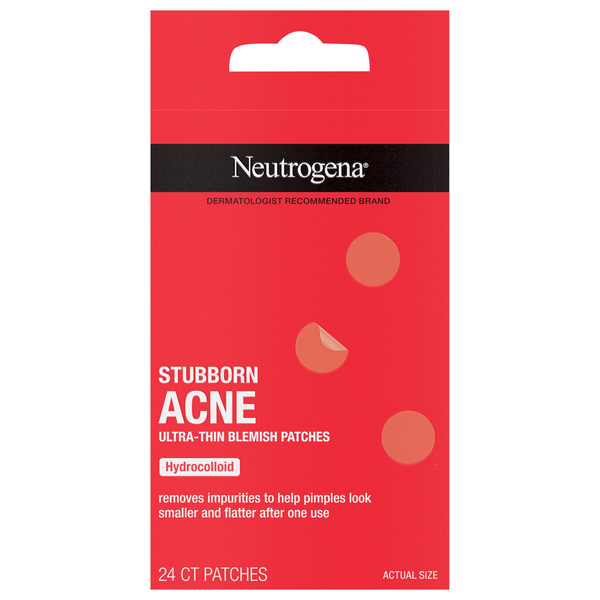 Neutrogena Stubborn Acne Hydrocolloid Ultra Thin Blemish Patches
