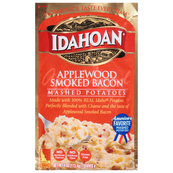 Save on Idahoan Mashed Potatoes Applewood Smoked Bacon Order Online