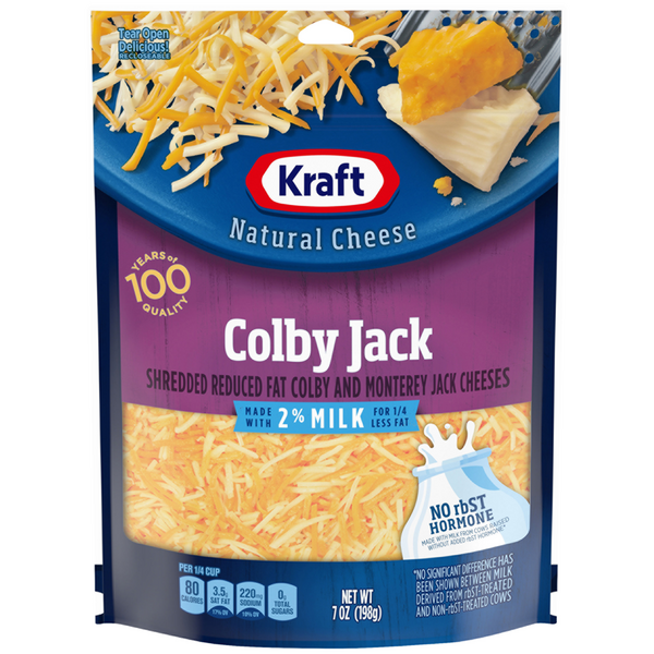 Save on Kraft Colby & Monterey Jack Cheese 2 Milk Reduced Fat Shredded