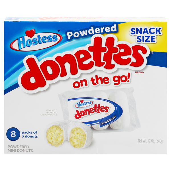 Save on Hostess On the Go! Mini Donuts Powdered 8 ct Order
