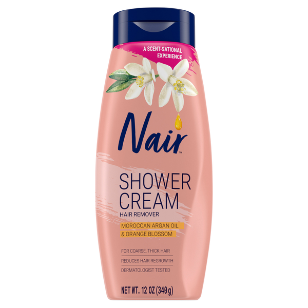 Nair Hair Remover Cream Nourish Shower Power Moroccan Argan Oil