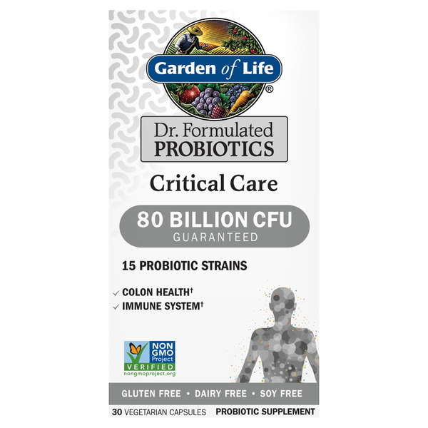 Garden of Life Dr. Formulated Probiotics Critical Care Capsules Vegan