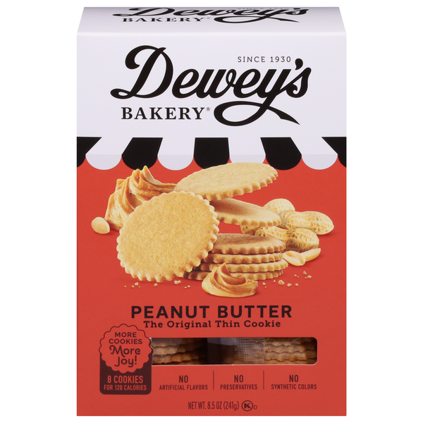 Save on Dewey's Bakery Cookies Peanut Butter Order Online Delivery Giant