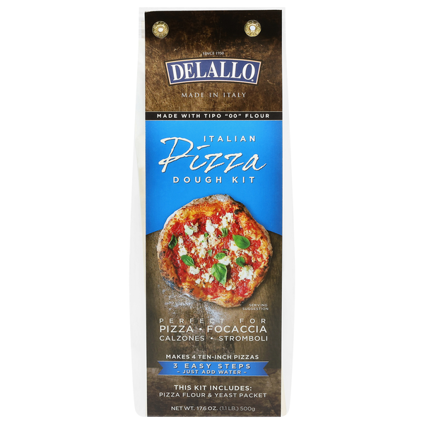 DeLallo Italian Pizza Dough Kit Mix