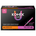 U by Kotex Click Unscented Super Plus Compact Tampons