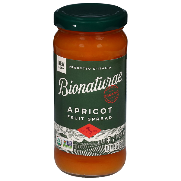 Bionaturae Imported Organic Apricot Fruit Spread