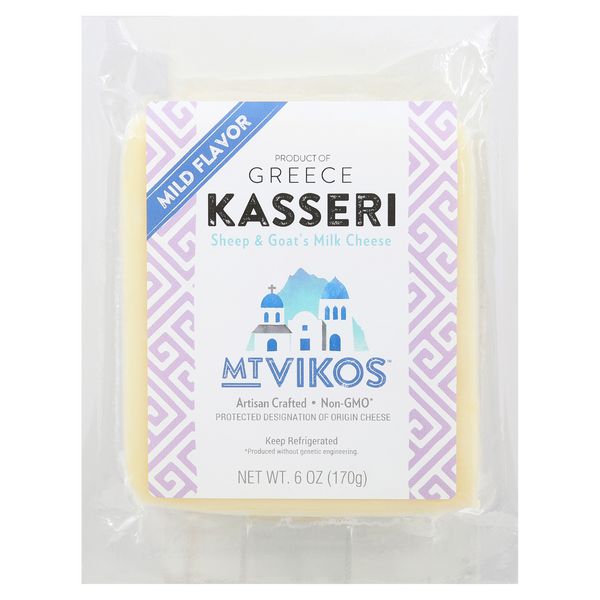 Save on Mt. Vikos Kasseri Cheese Blend Sheep & Goat's Milk Order Online