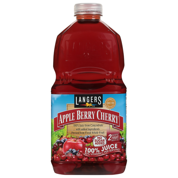 Langers Apple Berry Cherry Juice