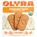 Olyra Organic Cinnamon Tahini Breakfast Bars Biscuits - 4 ct