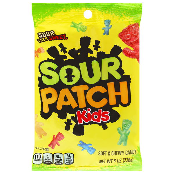 Sour Patch Kids Sour Then Sweet Soft & Chewy Candy