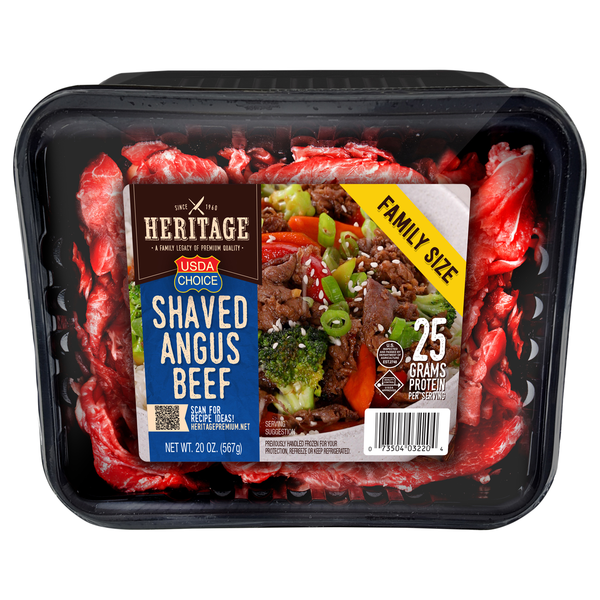 Heritage Shaved Angus Beef