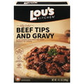 Lou's BBQ Kitchen Fully Cooked Beef Tips & Gravy Refrigerated