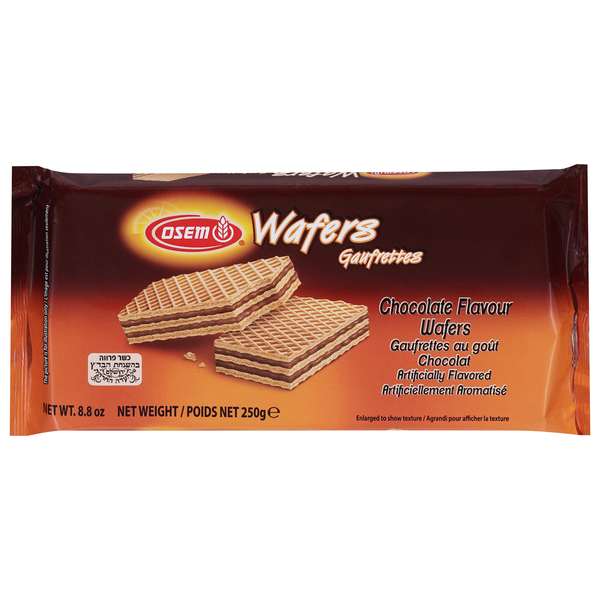 Osem Chocolate Flavored Wafer Cookies