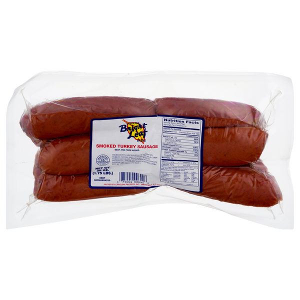 Carolina Bright Leaf Smoked Turkey Sausage - 10 ct