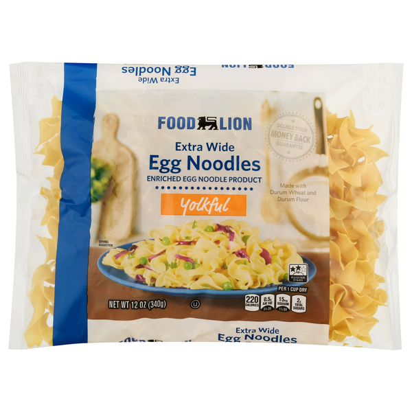 Food Lion Yolkful Extra Wide Egg Noodles
