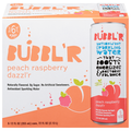 Bubbl'r Peach Raspberry Dazzl'r Antioxidant Sparkling Water - 6 pk