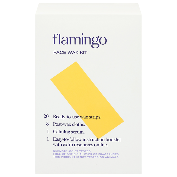 Flamingo Face & Pubic Wax Kit