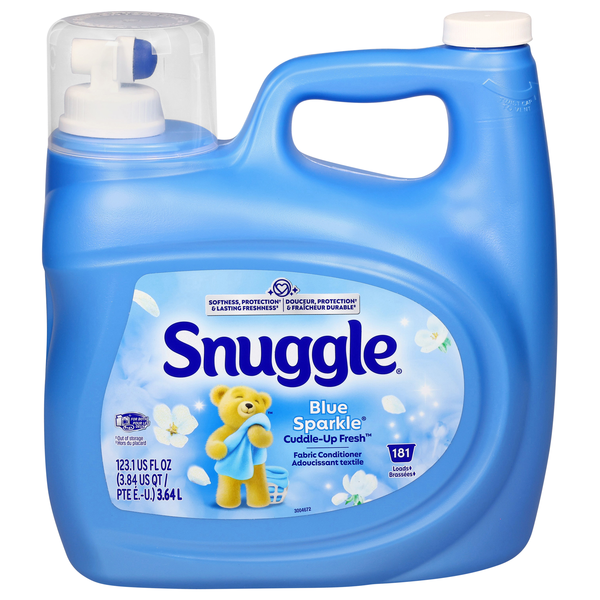 Snuggle Blue Sparkle Liquid Fabric Conditioner