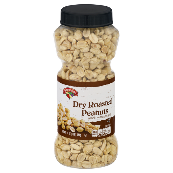 Hannaford Dry Roasted Peanuts with Sea Salt