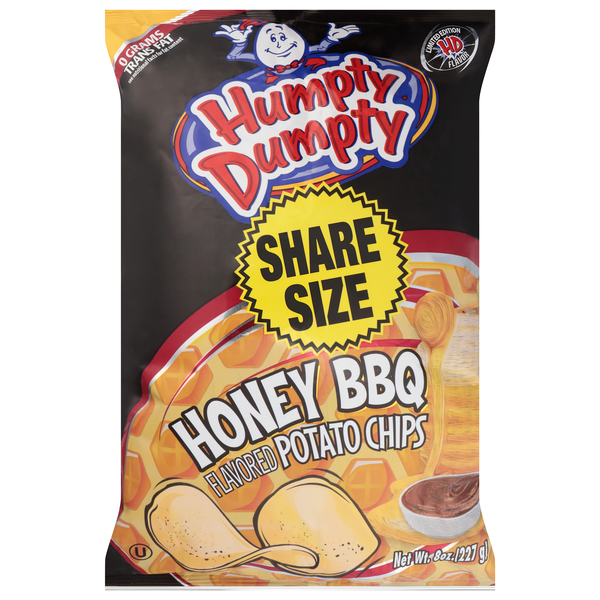 Humpty Dumpty Honey BBQ Potato Chips Share Size
