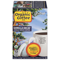 Organic Coffee Co. Gorilla Decaf Light Medium Roast K-Cup Pods