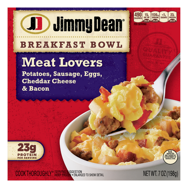 Save on Jimmy Dean Breakfast Bowls Meat Lovers Order Online Delivery