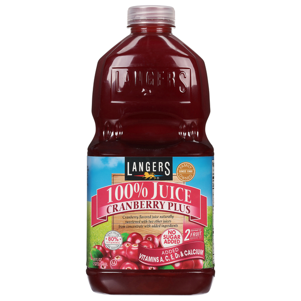Langer's 100% Juice Cranberry Plus