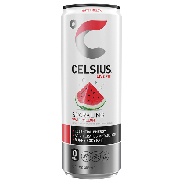 Celsius Live Fit Sparkling Watermelon Energy Drink