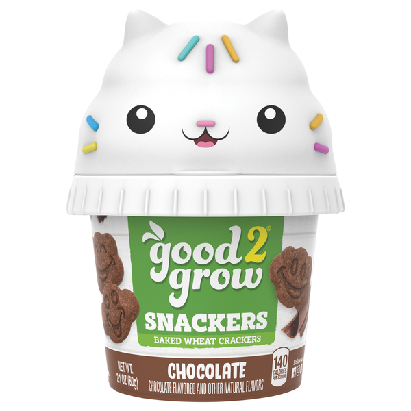 good2grow Snackers Chocolate Baked Wheat Crackers