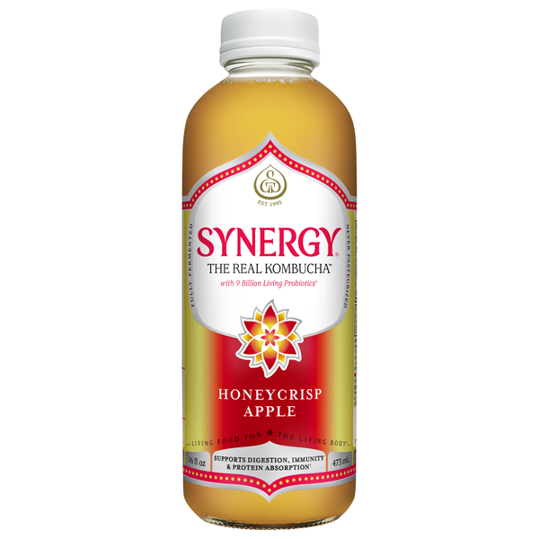 GT's Synergy Honeycrisp Apple Raw Kombucha