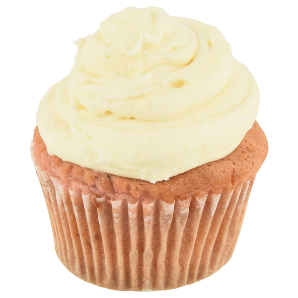 Hannaford Bakery Strawberry Jumbo Cupcake with Cream Cheese Frosting