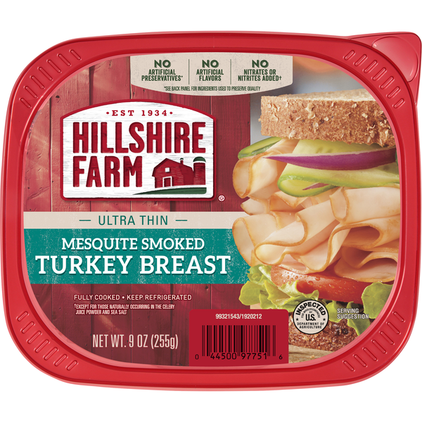 Hillshire Farm Mesquite Smoked Turkey Breast Ultra Thin Sliced