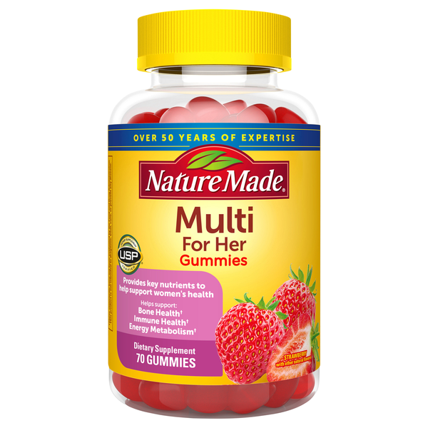 Nature Made Multi for Her Gummies Strawberry