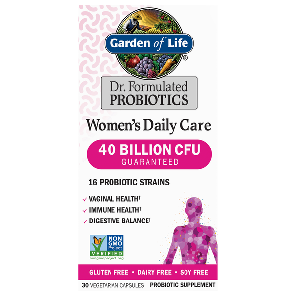 Garden of Life Dr. Formulated Women's Daily Care Probiotic Capsules
